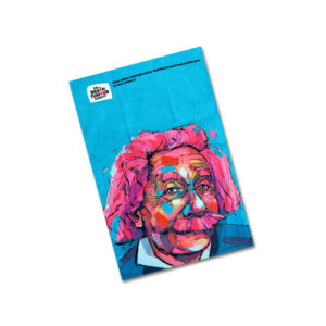 Neon Einstein Tea Towel