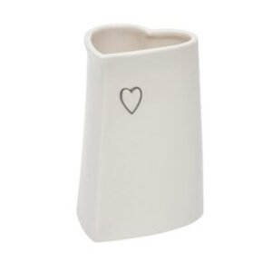 Heart shaped vase