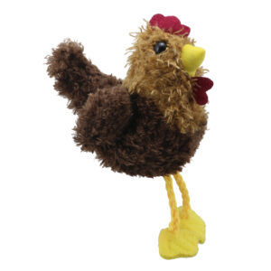 Hen finger puppet