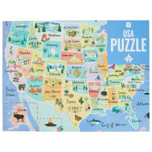 USA Map Jigsaw Puzzle by Talking Tables