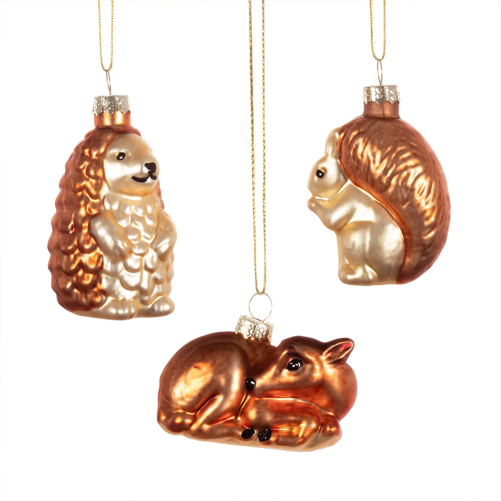 Woodland Creatures Christmas Baubles