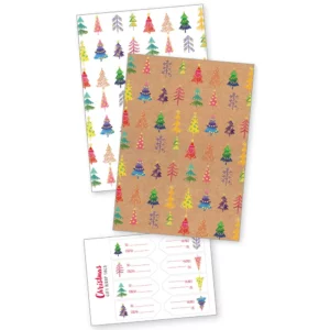 Christmas Tree Gift Wrap Set