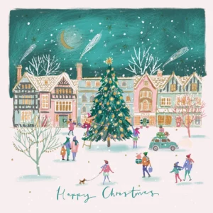 In The Town Square Charity Christmas Card
