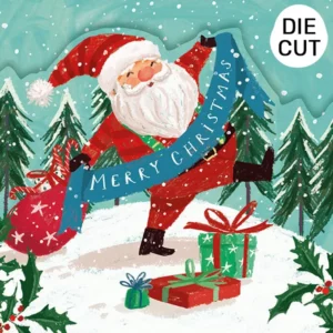 Santa's Banner Charity Christmas Card