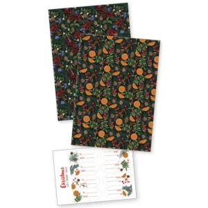 Winter Foliage Gift Wrap Set